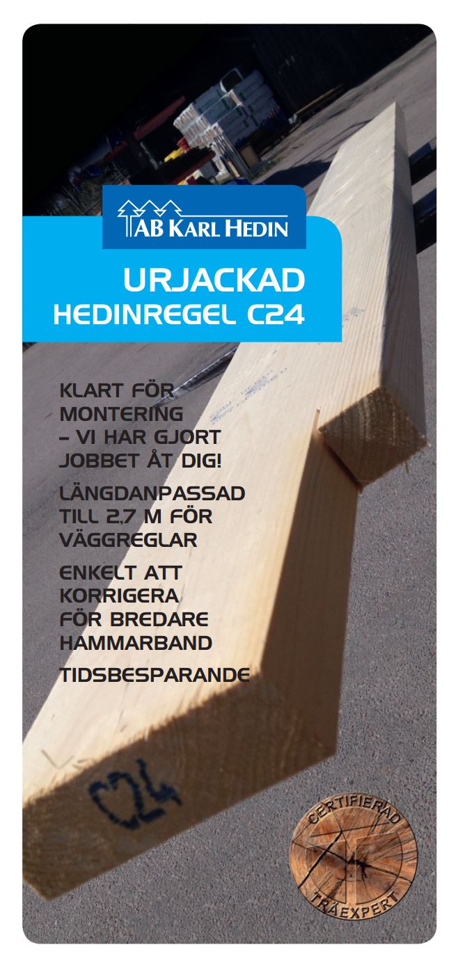 Urjackad Hedinregel C24 Urjackad Hedinregel C24